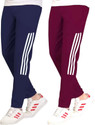 GAJVU Men Dark Blue Maroon Black White