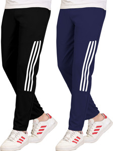 GAJVU Striped Men Black Dark Blue White