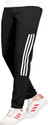 GAJVU Striped Men Black White Track Pants