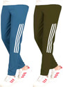 GAJVU Striped Men Blue Dark Green White
