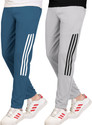 GAJVU Striped Men Blue Grey Black White
