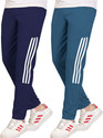 GAJVU Striped Men Dark Blue Blue White