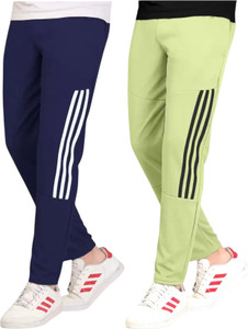 GAJVU Striped Men Dark Blue Light Green