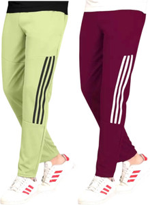 GAJVU Striped Men Light Green Maroon Black