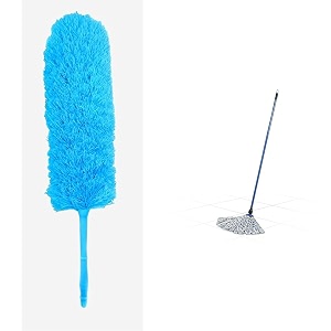 gala - 153070 multipurpose microfiber duster for home and car use blue