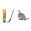 Gala No Dust Broom with Extendable Long Handle broom stick for home floor cleaning and ceiling clean