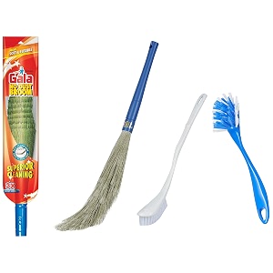 gala wood no dust broom pack of 1ampshergrip sink hard floor brush multi 1 piece 132801amp 132818 toilean toilet brush colour may vary white largepack of 1