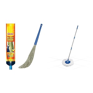 gala no dust broom for floor cleaning broom stick for home floor cleaning jhadu for home cleaning