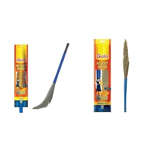 gala no dust broom with extendable long handle broom stick for home floor cleaning and ceiling clean