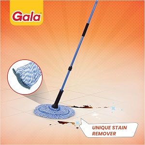 gala microfiber twist mop refill blue