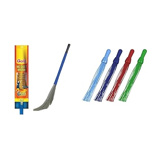 gala no dust broom with extendable long handle broom stick for home floor cleaning and ceiling clean