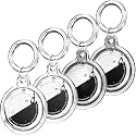 Galafoki for AirTags Holder 2nd 2026 &amp; 1st 2021-2 Black+2 White