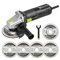 GALAX PRO 520W Electric Angle Grinder,Equipped with 4.0 Amps Motor