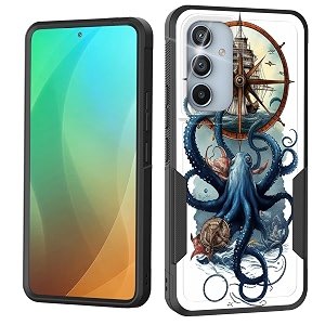 for galaxy a54 5g casedual layer shockproof heavy duty full body protection tough rugged durable protective cell phone cover for samsung galaxy a54 5g 64 inch 2023cute octopus