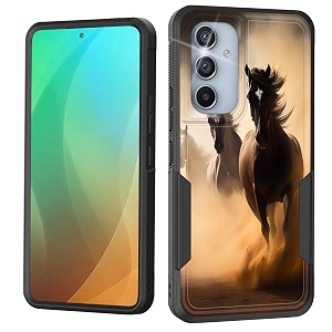 for galaxy a54 5g casedual layer shockproof heavy duty full body protection tough rugged durable protective cell phone cover for samsung galaxy a54 5g 64 inch 2023running horse