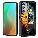for Galaxy A54 5G Case,Dual Layer Shockproof Heavy Duty Full Body Protection Tough Rugged Durable Protective Cell Phone Cover for Samsung Galaxy A54 5G 6.4 inch 2023,Sun and Moon