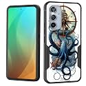 for Galaxy A54 5G Case,Dual Layer Shockproof Heavy Duty Full Body Protection Tough Rugged Durable Protective Cell Phone Cover for Samsung Galaxy A54 5G 6.4 inch 2023,Cute Octopus