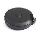Galaxy Measuring Tape Black 1.5m/60inch Dual Sided Retractable Tools Automatic Mini Sewing Measuring Tape ABS Flexible
