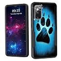 for Galaxy S20 FE 5G Case,Dual Layer Shockproof Heavy Duty Full Body Protection Tough Rugged Durable Protective Cell Phone Cover for Samsung Galaxy S20 FE 5G 2022,Dog Paws Print