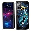 for Galaxy S20 FE 5G Case,Dual Layer Shockproof Heavy Duty Full Body Protection Tough Rugged Durable Protective Cell Phone Cover for Samsung Galaxy S20 FE 5G 2022,Space Cat