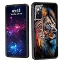 for Galaxy S20 FE 5G Case,Dual Layer Shockproof Heavy Duty Full Body Protection Tough Rugged Durable Protective Cell Phone Cover for Samsung Galaxy S20 FE 5G 2022,Colorful Lion Head
