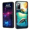 for Galaxy S20 FE 5G Case,Dual Layer Shockproof Heavy Duty Full Body Protection Tough Rugged Durable Protective Cell Phone Cover for Samsung Galaxy S20 FE 5G 2022,Sea Turtle