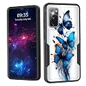 for Galaxy S20 FE 5G Case,Dual Layer Shockproof Heavy Duty Full Body Protection Tough Rugged Durable Protective Cell Phone Cover for Samsung Galaxy S20 FE 5G 2022,Butterfly Abstract