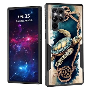 for galaxy s22 ultra casedual layer shockproof heavy duty full body protection tough rugged durable protective cell phone cover for samsung galaxy s22 ultra 6834cute turtle