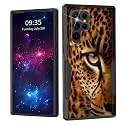 for Galaxy S22 Ultra Case,Dual Layer Shockproof Heavy Duty Full Body Protection Tough Rugged Durable Protective Cell Phone Cover for Samsung Galaxy S22 Ultra 6.8",Leopard Animal