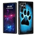 for Galaxy S22 Ultra Case,Dual Layer Shockproof Heavy Duty Full Body Protection Tough Rugged Durable Protective Cell Phone Cover for Samsung Galaxy S22 Ultra 6.8",Dog Paws Print