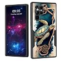 for Galaxy S22 Ultra Case,Dual Layer Shockproof Heavy Duty Full Body Protection Tough Rugged Durable Protective Cell Phone Cover for Samsung Galaxy S22 Ultra 6.8",Cute Turtle