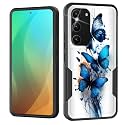 for Galaxy S23 Plus Case,Dual Layer Shockproof Heavy Duty Full Body Protection Tough Rugged Durable Protective Cell Phone Cover for Samsung Galaxy S23 Plus 6.6",Butterfly Abstract