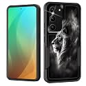for Galaxy S23 Plus Case,Dual Layer Shockproof Heavy Duty Full Body Protection Tough Rugged Durable Protective Cell Phone Cover for Samsung Galaxy S23 Plus 6.6",Lion Face