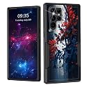 for Galaxy S23 Ultra Case,Dual Layer Shockproof Heavy Duty Full Body Protection Tough Rugged Durable Protective Cell Phone Cover for Samsung Galaxy S23 Ultra 6.8",Leaves
