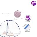 Foldable Baby Mosquito Net for 0 to 36 Months Year Old Baby with 3ft x 3ft x 2.5ft Size (Purple)