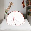 Foldable Baby Mosquito Net for 0 to 36 Months Year Old Baby with 3ft x 3ft x 2.5ft Size (Red)