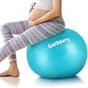GalSports Pregnancy Birthing Ball, Yoga Exercise Birth Ball Chair for Delivery &amp; Training &amp; Fitness, Extra Thick Non-Toxic Anti-Burst Labor Ball with Quick Pump, Certified by SGS