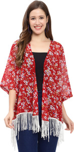galwiz women straight 34th sleeve maroon shrug