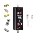 Gam3Gear SURECOM SW-33 Mark II 100 W 125-525 Mhz Mini Digital VHF UHF Two-Way Radio Handheld Power & SWR Meter