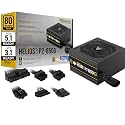 GAMDIAS PCIe 5.1 &amp; ATX3.1 Gold 850W Power Supply for GeForce RTX 5000/4000/3000 Series, 850W Fully Modular ATX 80 Plus Gold Computer PSU for Gaming PC Desktops, Low-Noise Fan, HELIOS P2-850G