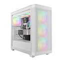 GAMDIAS White ATX Mid Tower Computer Case Tempered Glass, Gaming PC Case Support Dual 360mm AIO/Radiator, 7x120mm Case Fans (4X 120mm Built-in), 420mm GPU/VGA, USB3.0X 2, Type C x1, 170mm CPU Cooler