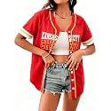 Game Day Shirts Football Jersey for Wome Football Mom Tops
