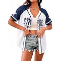 Game Day Shirts Football Jersey for Wome Football Mom Tops