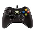 GAMENOPHOBIA 360 Wired Controller for PC & Microsoft 360 Console | High-Performance Gamepad with Ergonomic Grip | Plug & Play | Black