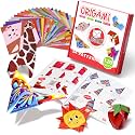 GAMENOTE Origami Kit for Kids Ages 8-12, 54 Projects, 120 Sheets with Book