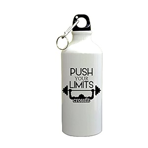 gyming motivational quotes working hard for booty sipper printed sipper bottle 600mlaluminium