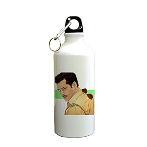 gyming motivational quotes working hard for booty sipper printed sipper bottle 600mlaluminium