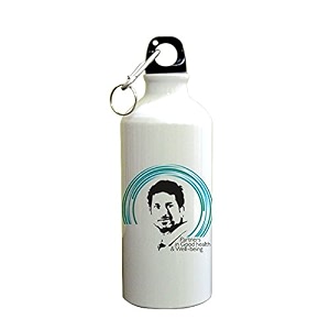 gyming motivational quotes working hard for booty sipper printed sipper bottle 600mlaluminium