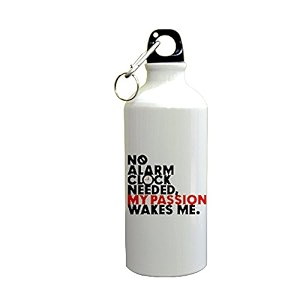 gyming motivational quotes working hard for booty sipper printed sipper bottle 600mlaluminium