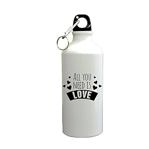 gyming motivational quotes working hard for booty sipper printed sipper bottle 600mlaluminium